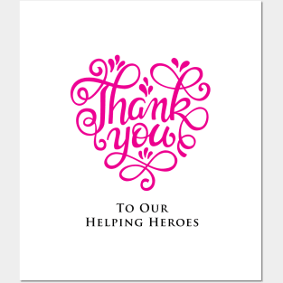 Thank you to our Helping Heroes Posters and Art